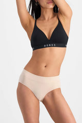 Bonds Women's Seamless Invisi Brief Underwear in Cotton-rich Blend For Women