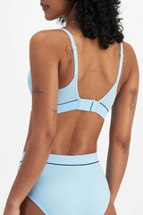 Bonds Women's T-Shirt Stretch Rib Wireless Bra with Contour Cups for Women