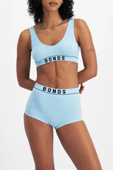 Bonds Women's Seamless Stretch Rib Boyfit High Rise Underwear for Women, 3-pack